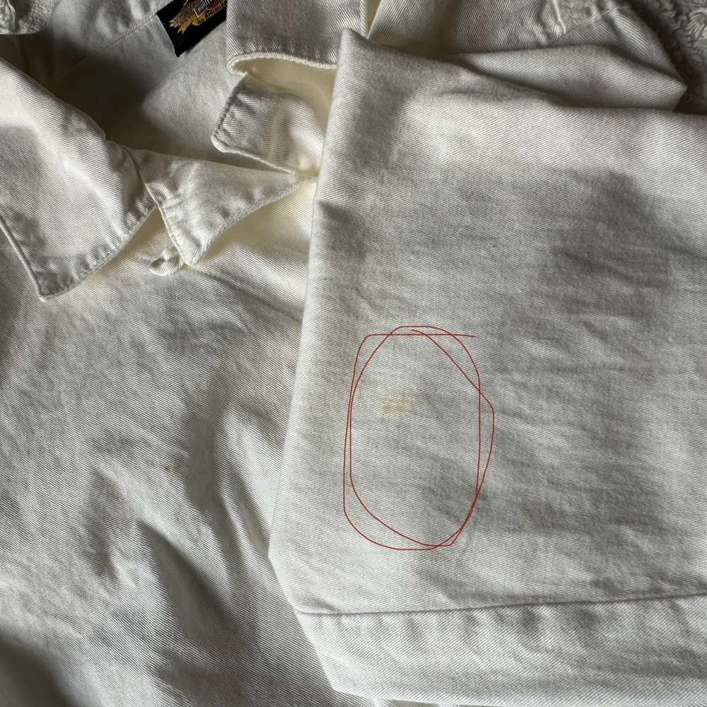 Harley-Davidson Women's White Button Down Shirt Embroidered Tie Front Size‎ M - Picture 8 of 14